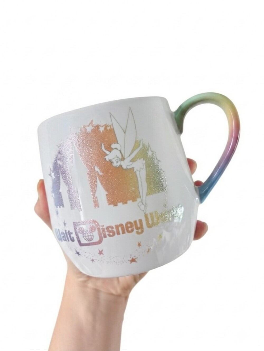 Disney Coffee Mug - Walt Disney World Most Magical Place on Earth Glitter Tinker